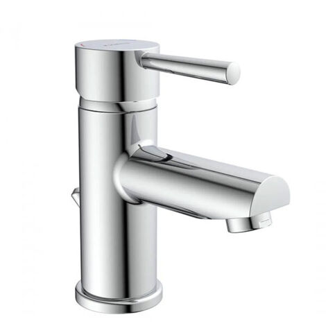 Miscelatore lavabo cromato - Rubinetto monocomando - Maniglia centrale - 33710