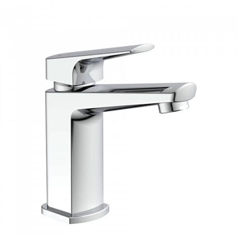 Miscelatore lavabo cromato - Rubinetto monocomando - Maniglia centrale - 34010