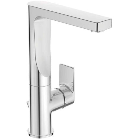 Miscelatore lavabo EDGE con bocca alta girevole con piletta cromata IDEAL STANDARD