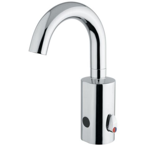 Miscelatore lavabo elettronico con comando a fotocellula Idral Curve 02504-02504/R 230V