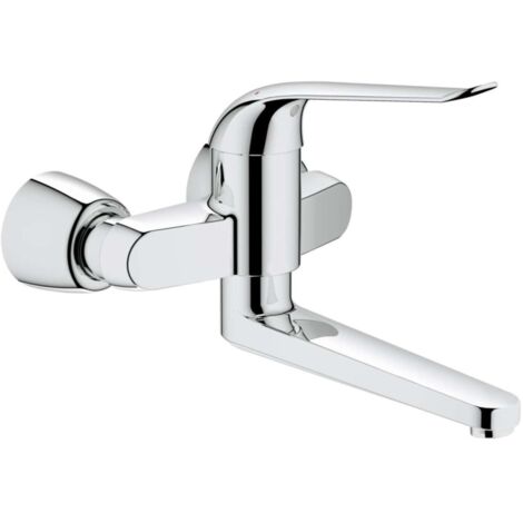 Miscelatore lavabo EUROECO SPEZIAL DN 15 sporgenza 274mm absp S-Connexions cromo