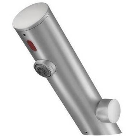 Miscelatore lavabo fotocellula alim.corrente 230/6vdc acciaio