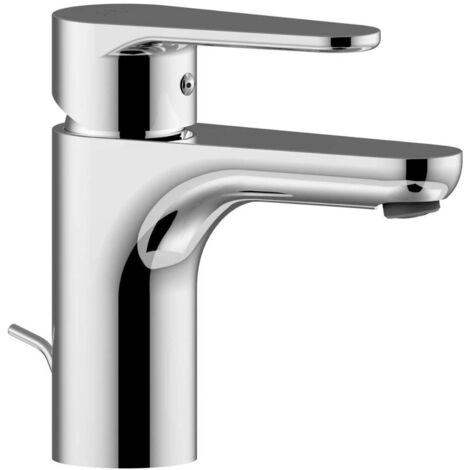Miscelatore lavabo Green con scarico in ottone cromo di Paffoni