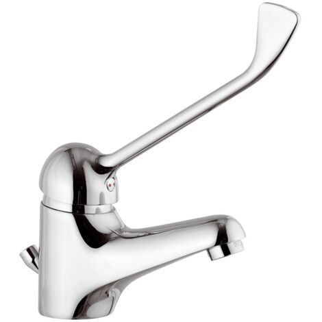Miscelatore lavabo in ottone cromato con leva clinica linea Mariani Epic