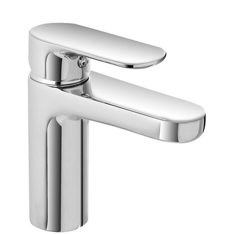 Miscelatore lavabo in ottone cromato con piletta click clack Kreo