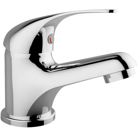 Miscelatore lavabo in ottone cromato con piletta di scarico  Fast