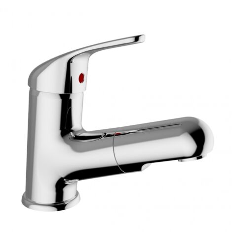 Miscelatore lavabo in ottone cromato - Teorema Golf Plus