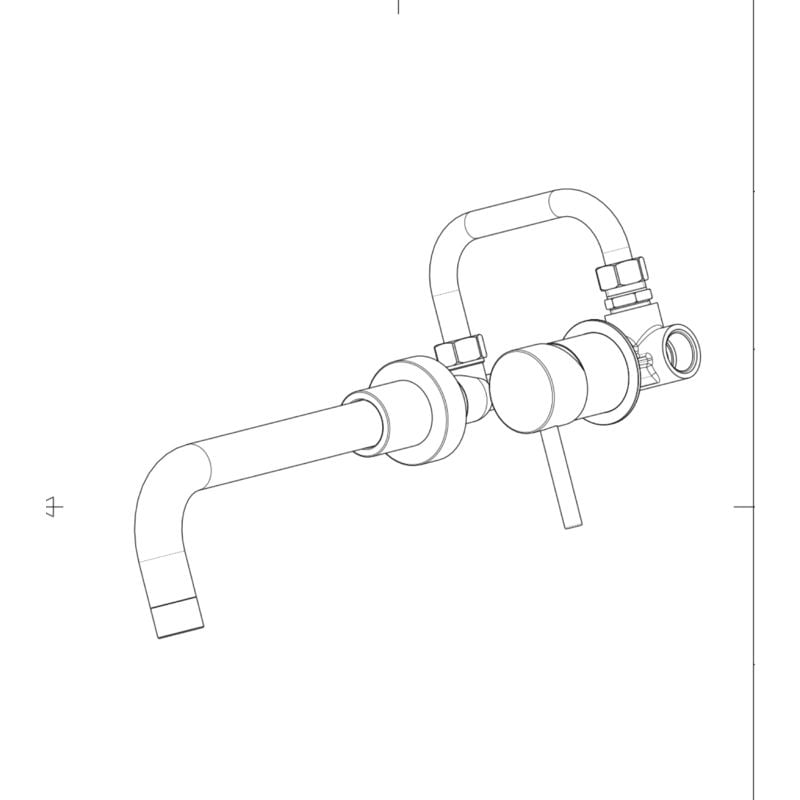 Scheda Tecnica Altezza Rubinetto A Parete Lavabo.Miscelatore Lavabo Incasso A Parete Jacuzzi Rubinetteria Sunset 0su00497ja00 190mm