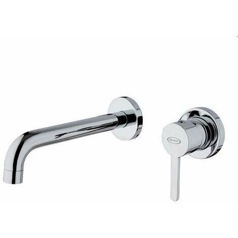 Miscelatore lavabo incasso Sunset canna cm. 19 senza scarico in