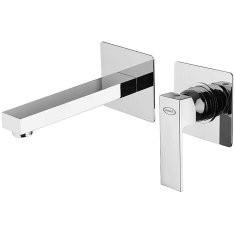 Miscelatore lavabo incasso Twinkle senza scarico in ottone cromo