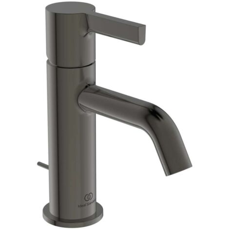 Miscelatore lavabo JOY sporgenza 110 mm magnetico grigio con piletta IDEAL STANDARD