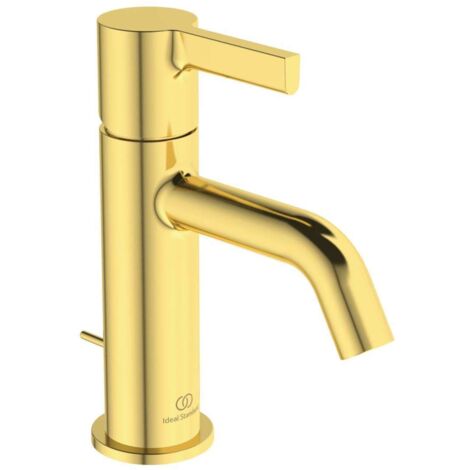 Miscelatore lavabo JOY sporgenza 110 mm oro spazzolato con piletta IDEAL STANDARD