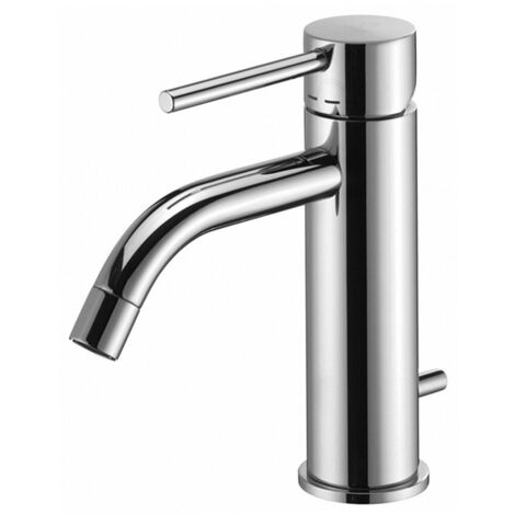 Miscelatore lavabo Light con scarico in ottone cromo di Paffoni