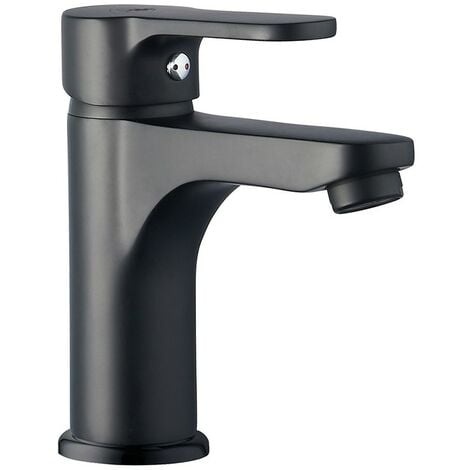 Rubinetto lavabo bagno colore nero KALAMBO 