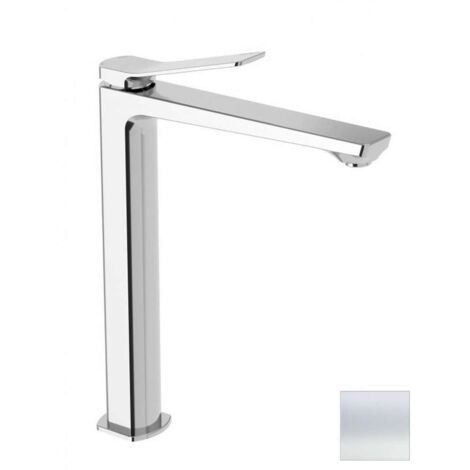 Miscelatore lavabo prolungato bianco opaco Paffoni serie Tilt TI081BO  Ottone - Bianco Opaco