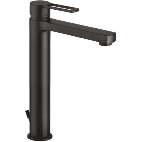 Miscelatore lavabo prolungato Paffoni serie Ringo RIN085NO  Ottone - Nero opaco