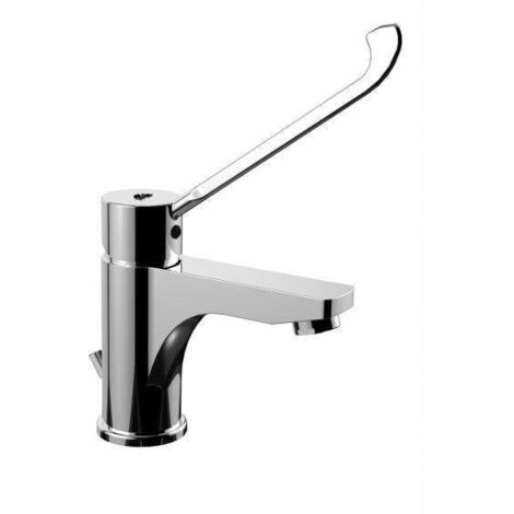 Miscelatore lavabo Red con leva clinica e con scarico in ottone