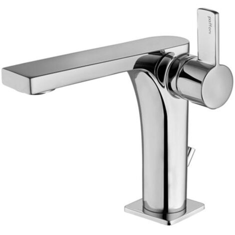Miscelatore lavabo Rock con scarico in ottone cromo di Paffoni