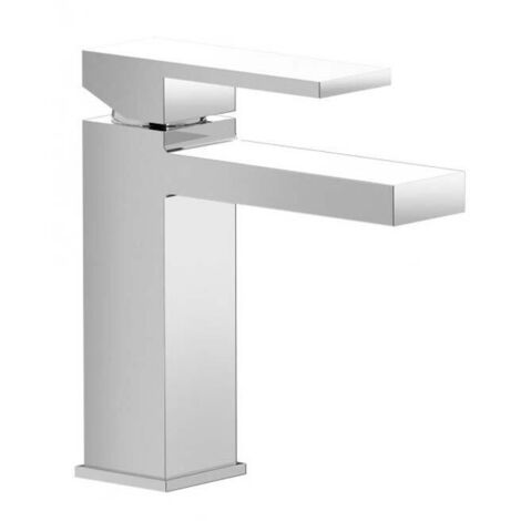 Miscelatore lavabo rubacuori completo di scarico automatico cromo