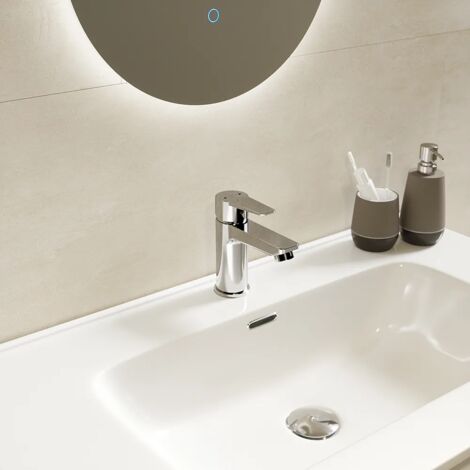 Miscelatore Lavabo senza Scarico in Ottone Cromato Mod. Jane