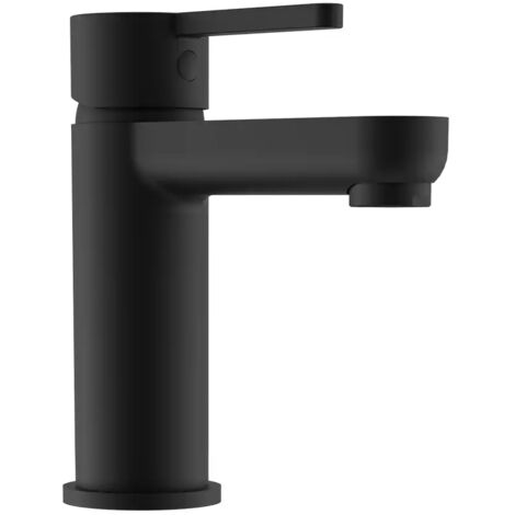 Miscelatore Lavabo senza Scarico Nero Opaco Mod. Virna