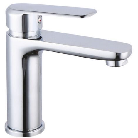 Miscelatore lavabo serie Hopper in ottone cromato