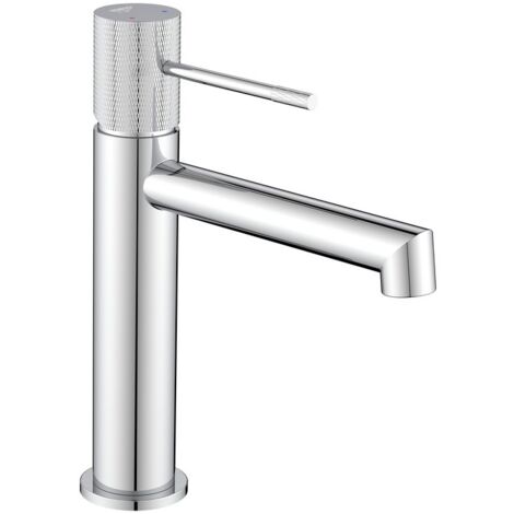 Miscelatore Lavabo Serie Levi con Piletta Click Clack Cromato