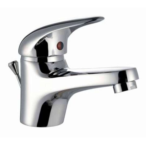 MISCELATORE LAVABO START H25 CROLLA - OTTONE CROMATO + PILETTA 1"1/4 - 1 pezzo