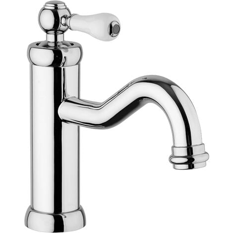 Miscelatore lavabo stile retrò Piralla Como 0TO00086A21 Cromo - Senza piletta di scarico