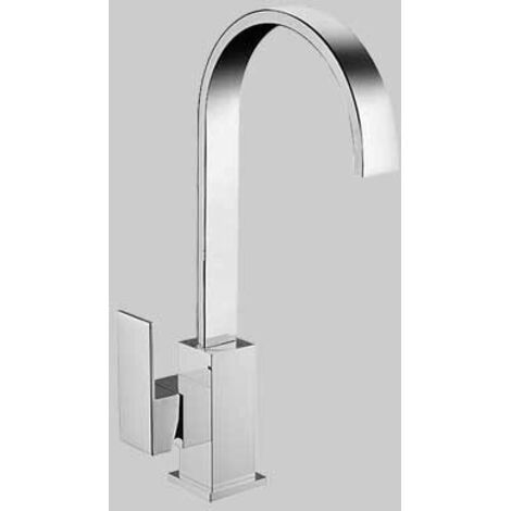 MISCELATORE LAVELLO BOCCA A PONTE SQUARE - Cromo