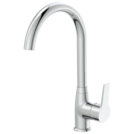 Miscelatore Lavello Bocca Alta Serie Baron Cromato
