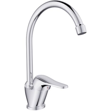 Miscelatore Lavello Bocca Alta Serie Emmy Cromato