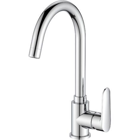 Miscelatore Lavello Bocca Alta Serie Remi Cromato