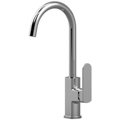 Miscelatore Lavello Bocca Alta Serie Rover Cromato