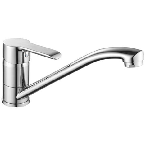 Miscelatore lavello bocca girevole serie ariel, finitura cromata