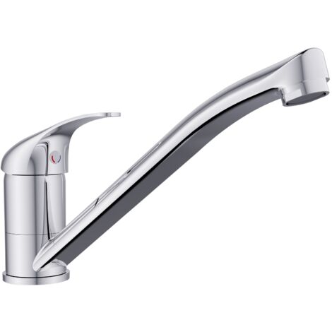 Miscelatore Lavello Bocca Girevole Serie Clara Cromato