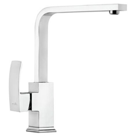 Miscelatore lavello con bocca girevole in ottone cromato Mariani linea Marte