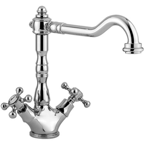 Miscelatore lavello con canna orientabile Paffoni Belinda FBLV180CR  Cromo