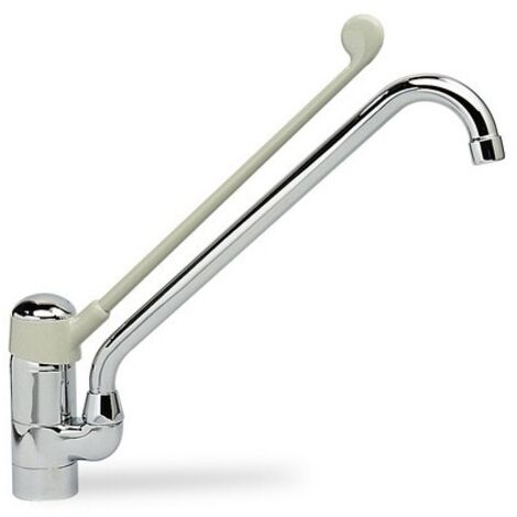 MISCELATORE LAVELLO CON LEVA CLINICA Cromo