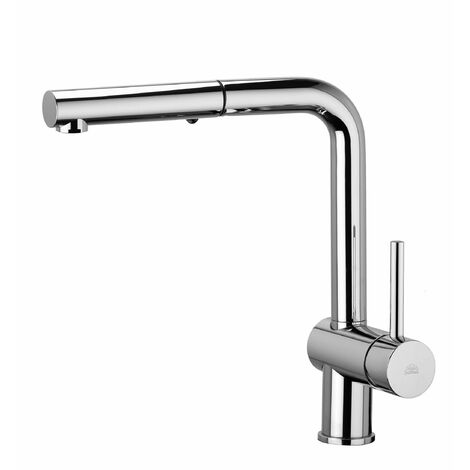 Miscelatore lavello cucina con doccia estraibile doppio getto Paffoni Light LIG285