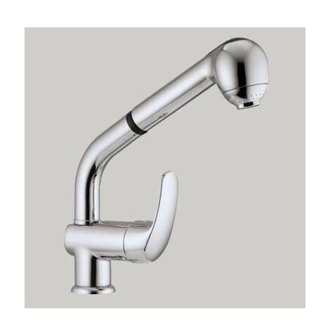 MISCELATORE LAVELLO CUCINA DOCCIA ESTRAIBILE Cromo