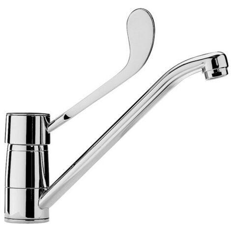 MISCELATORE LAVELLO MONOCOMANDO PAFFONI A LEVA CLINICA SERIE NETTUNO
