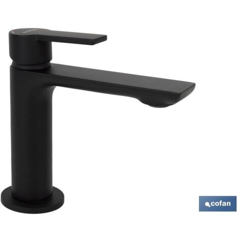 Miscelatore lavello nero opaco da 25 mm modello Kerch