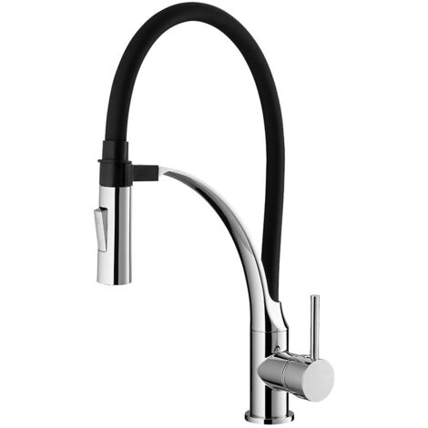 MISCELATORE LAVELLO SEATTLE NERO A BOCCA ALTA CON