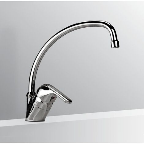 Miscelatore lavello spachetti bocca alta orientabile cromo - ideal standard