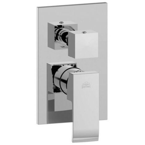 MISCELATORE MONOC. INCASSO DOCCIA CON DEVIATORE 3 VIE ELLE Cromo