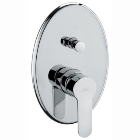 MISCELATORE MONOC. INCASSO DOCCIA CON DEVIATORE LINEA BLU Cromo PAFFONI