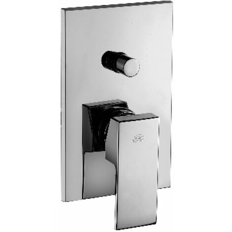 MISCELATORE MONOC. INCASSO DOCCIA CON DEVIATORE LINEA ELLE Cromo