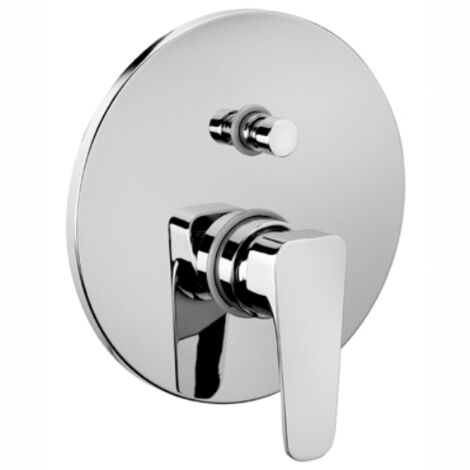 MISCELATORE MONOC. INCASSO DOCCIA CON DEVIATORE LINEA SLY Cromo PAFFONI