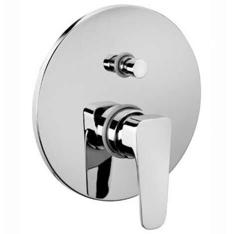 MISCELATORE MONOC. INCASSO DOCCIA CON DEVIATORE LINEA SLY Cromo PAFFONI